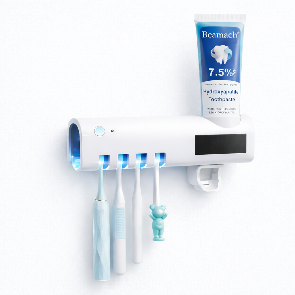 Dispensador Crema Dental Eliminador de Bacterias