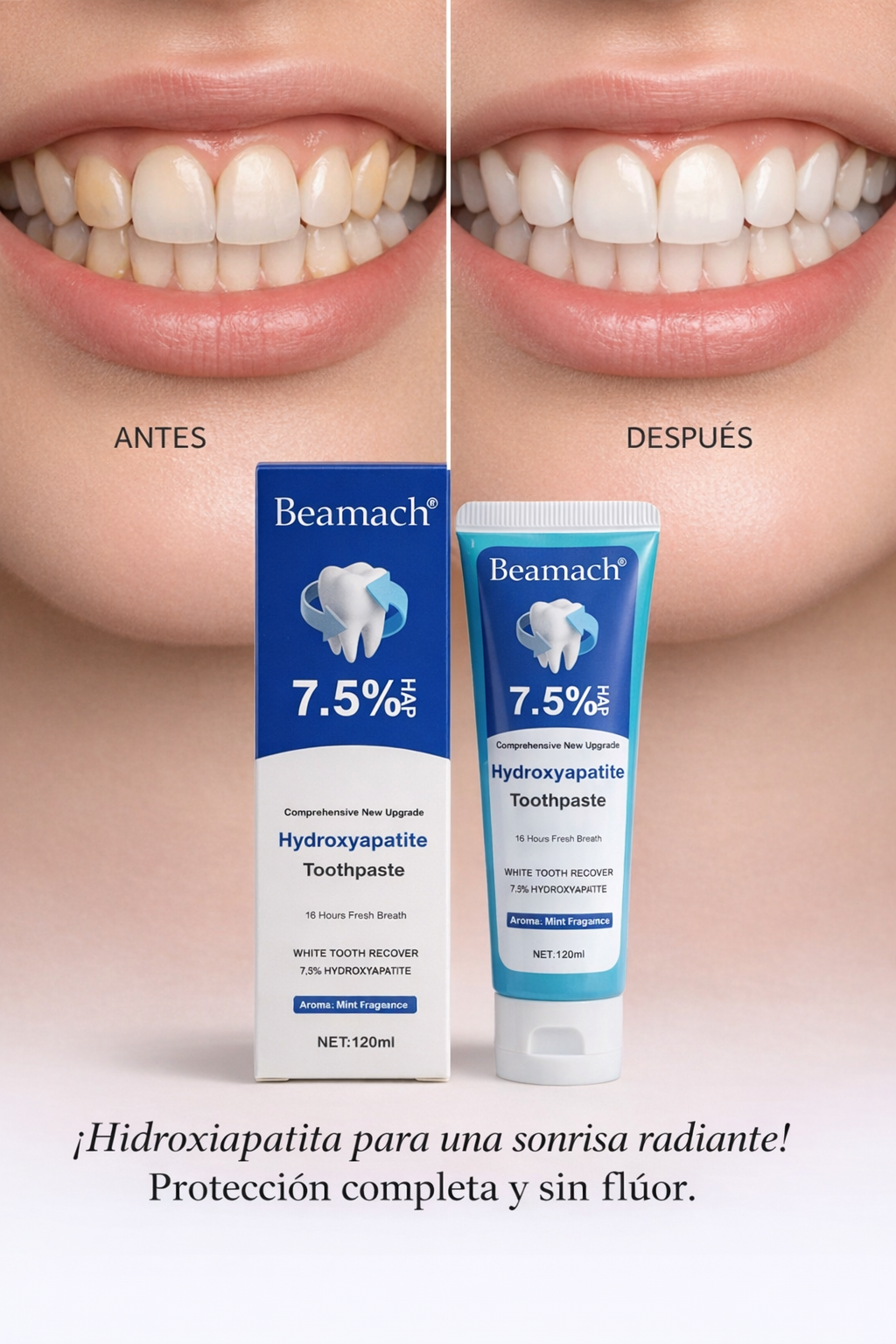 Crema Dental Blanqueadora Beamach® 120 ml