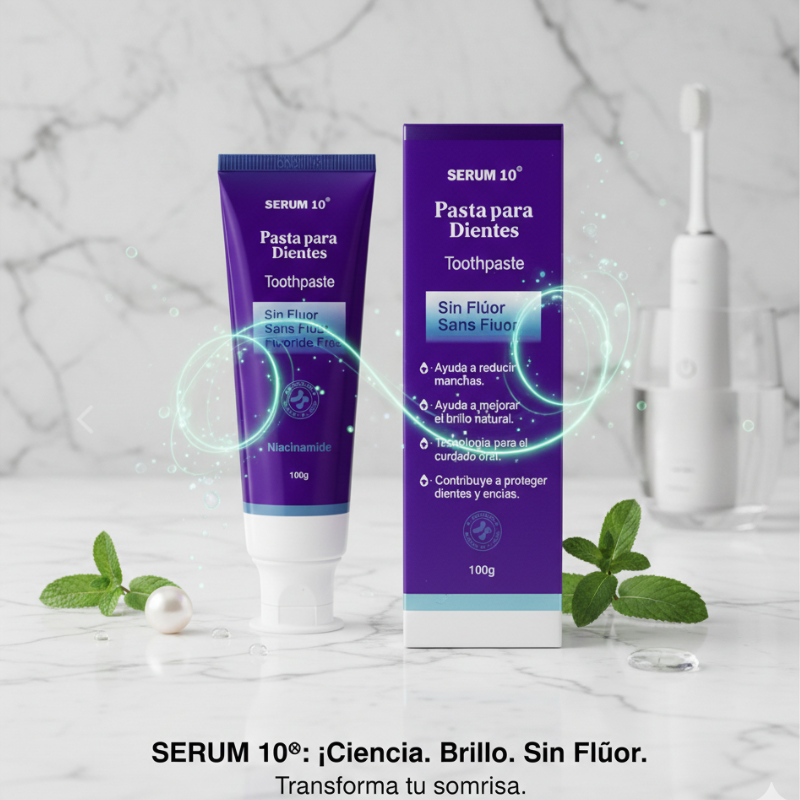 Crema de Dientes Blanqueadora Serum 10®